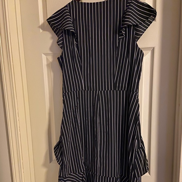 NWT🏷 Du Jour Striped Dress with Ruffle Detail - Picture 4 of 12